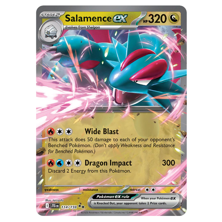 Salamence ex - Journey Together - 114/159 - Double Rare