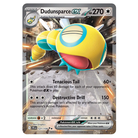 Dudunsparce ex - Journey Together - 121/159 - Double Rare