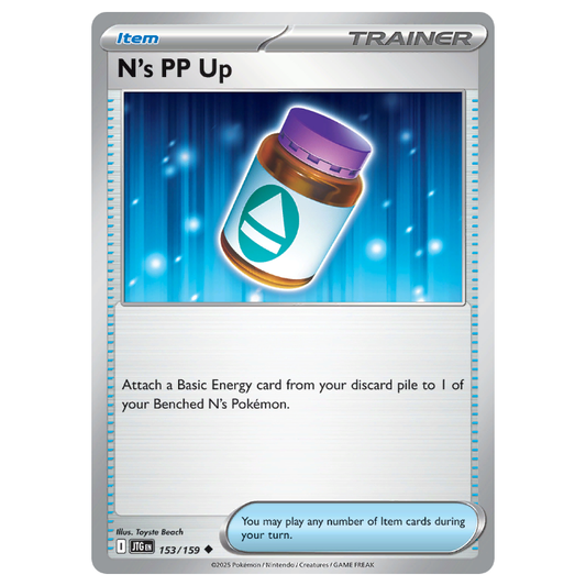 N's PP Up - Journey Together* - 153/159 - Uncommon