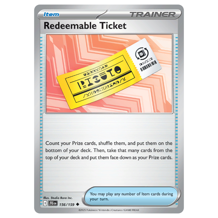 Redeemable Ticket - Journey Together - 156/159 - Uncommon