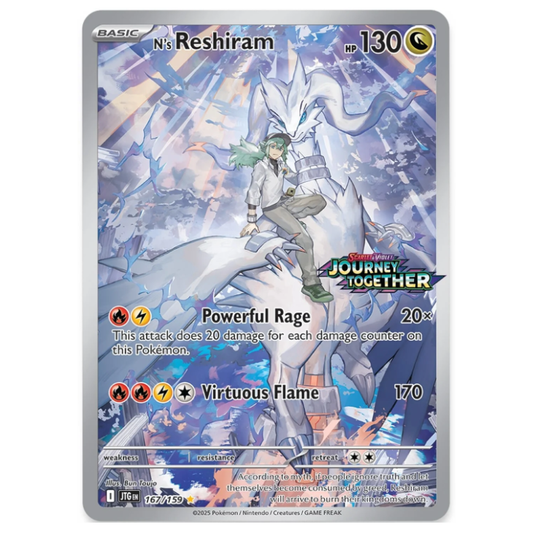 *SEALED* N's Reshiram Journey Together Stamped - 167/159