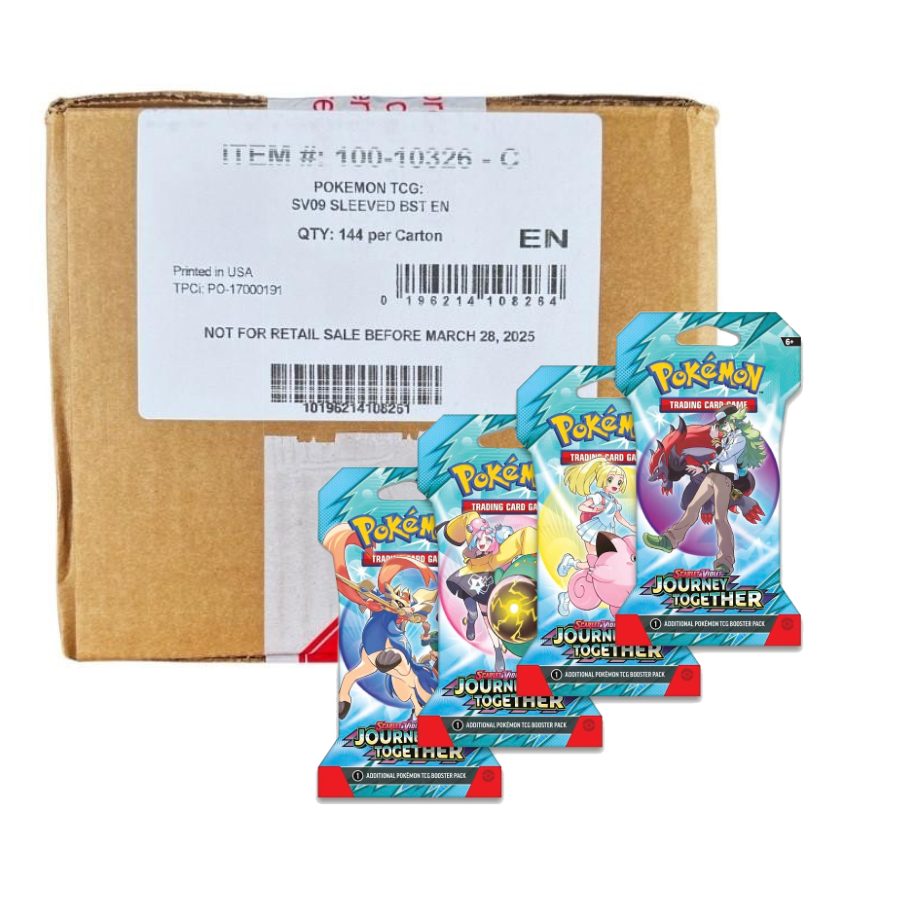 Journey Together SLEEVED booster CASE (144x Sleeved Booster Packs) The Game Tree NZ Journey Together SLEEVED booster CASE (144x Sleeved Booster Packs) The Game Tree NZ
