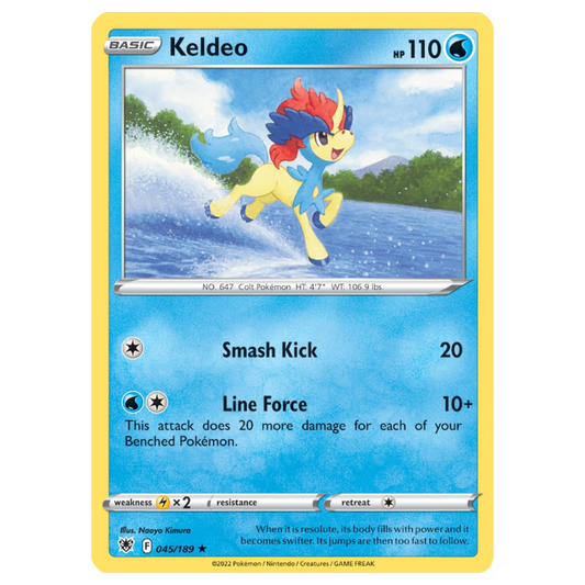 Keldeo - Astral Radiance - 045/198 - Holo Promo "Holo Rare"