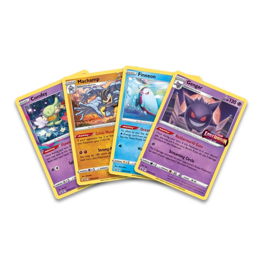 Lost Origin *SEALED* Holo Promo and mini-deck featuring Comfey, Machamp, Finneon OR Gengar