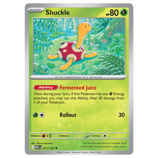 Shuckle - Mega Evolution - 011/132 - Uncommon