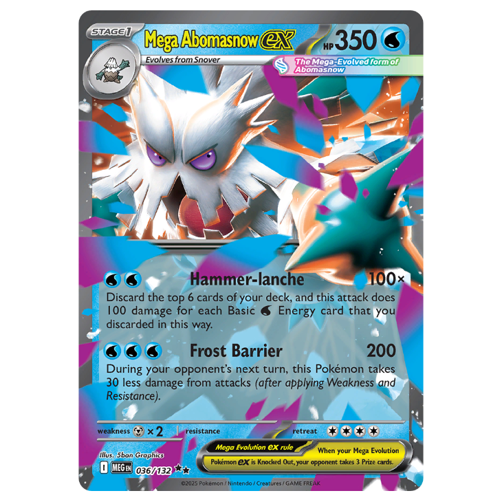 Mega Abomasnow ex - Mega Evolution - 036/132 - Ultra Rare