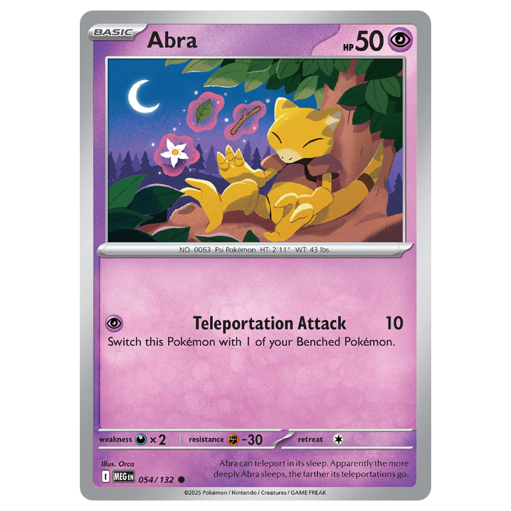 Abra - Mega Evolution - 054/132 - Common