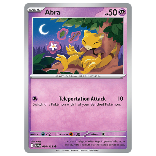 Abra - Mega Evolution - 054/132 - Common