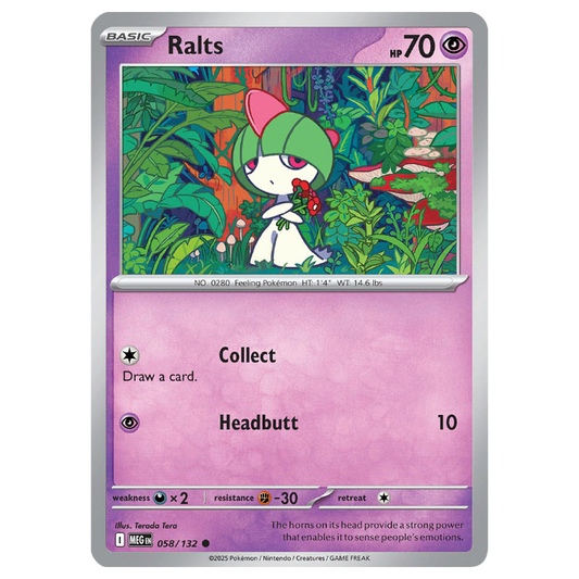 Ralts - Mega Evolution - 058/132 - Common