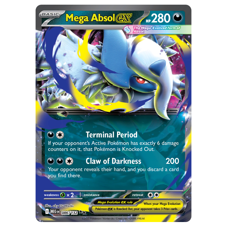 Mega Absol ex - Mega Evolution - 086/132 - Ultra Rare