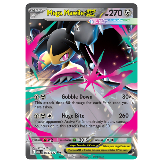Mega Mawile ex - Mega Evolution - 094/132 - Ultra Rare