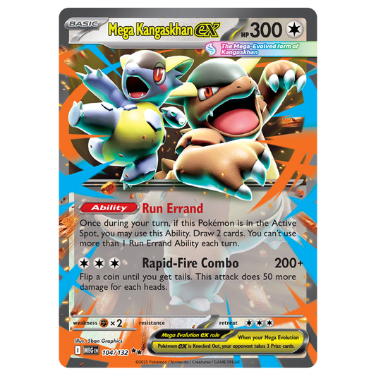 Mega Kangaskhan ex - Mega Evolution - 104/132 - Ultra Rare