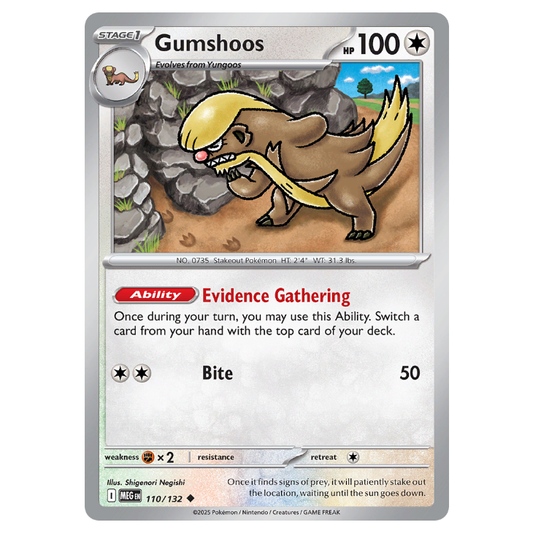 Gumshoos - Mega Evolution - 110/132 - Uncommon