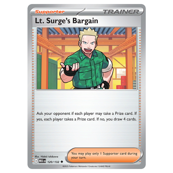 Lt. Surge's Bargain - Mega Evolution - 120/132 - Uncommon