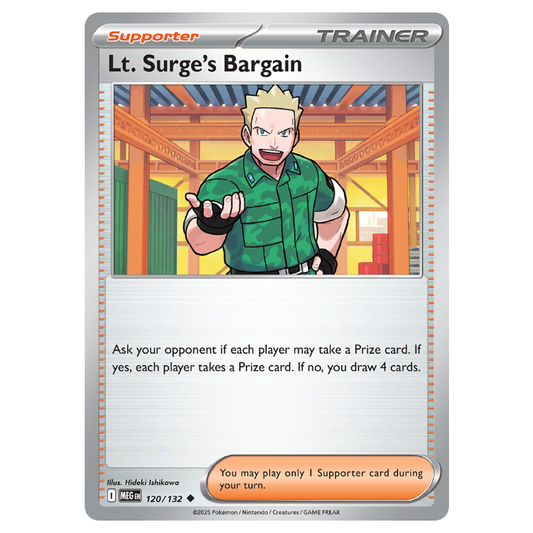 Lt. Surge's Bargain - Mega Evolution - 120/132 - Uncommon