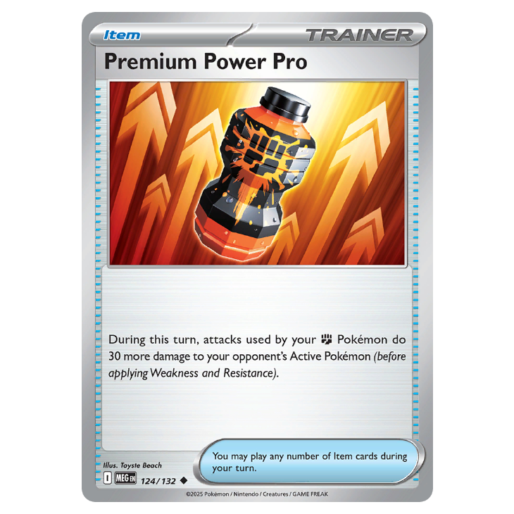 Premium Power Pro - Mega Evolution* - 124/132 - Uncommon