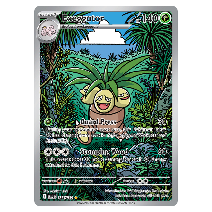 Exeggutor - Mega Evolution - 135/132 - Illustration Rare