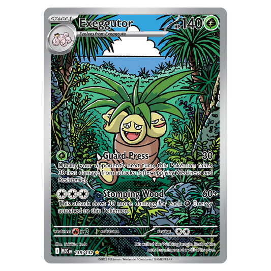 Exeggutor - Mega Evolution - 135/132 - Illustration Rare