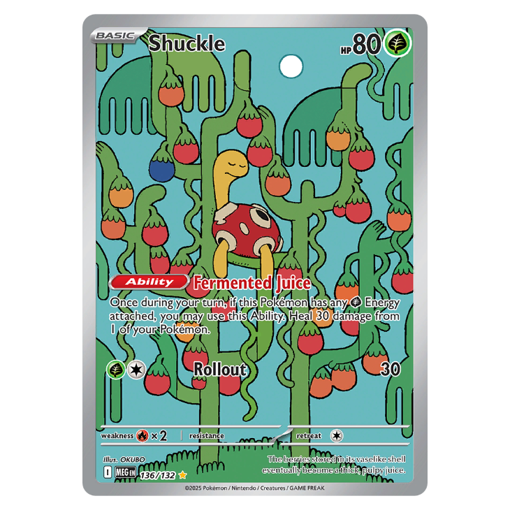 Shuckle - Mega Evolution - 136/132 - Illustration Rare