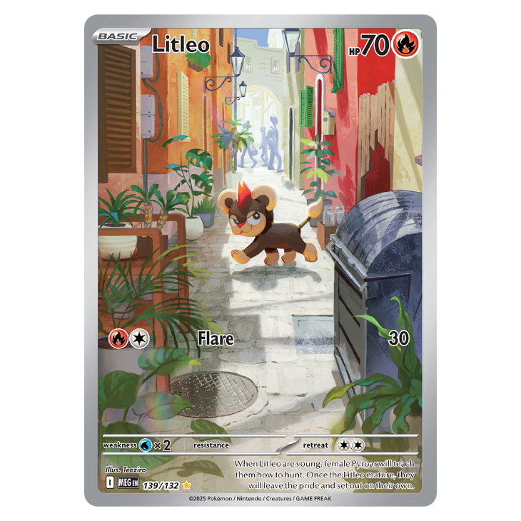 Litleo - Mega Evolution - 139/132 - Illustration Rare