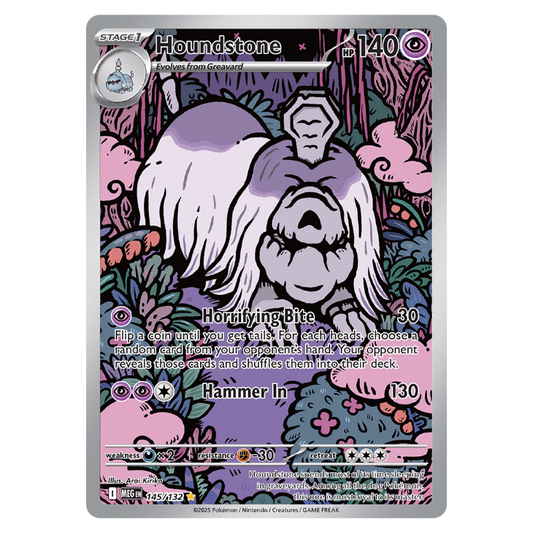Houndstone - Mega Evolution - 145/132 - Illustration Rare