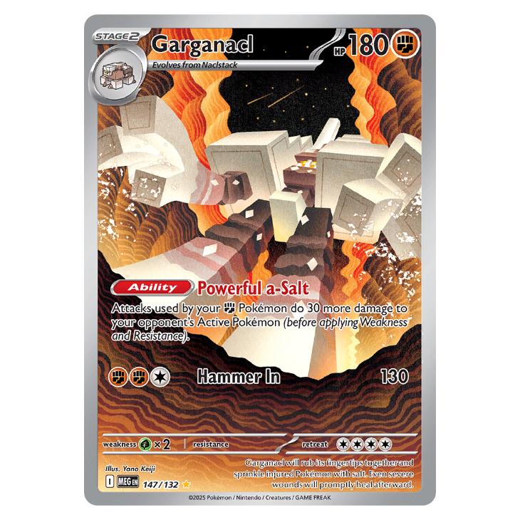 Garganacl - Mega Evolution - 147/132 - Illustration Rare