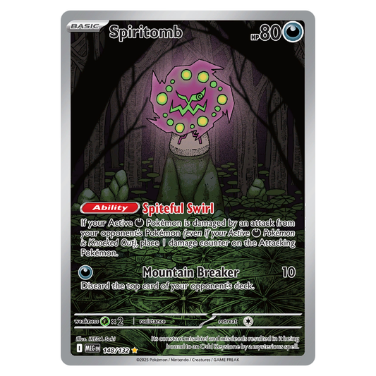 Spiritomb - Mega Evolution - 148/132 - Illustration Rare