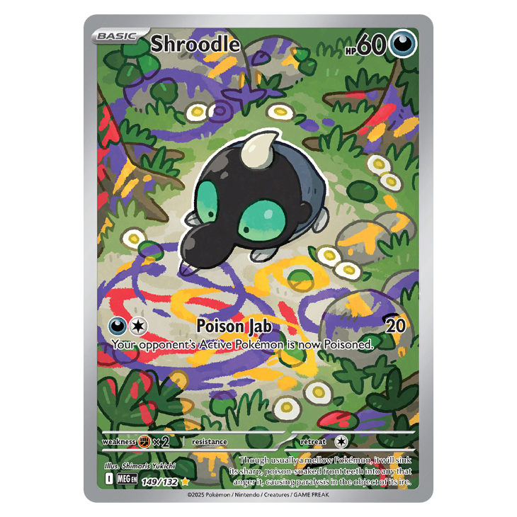 Shroodle - Mega Evolution - 149/132 - Illustration Rare