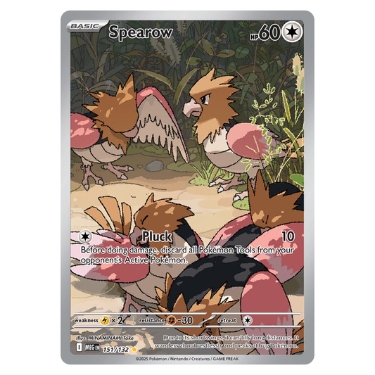 Spearow - Mega Evolution - 151/132 - Illustration Rare