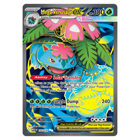Mega Venusaur ex - Mega Evolution - 155/132 - Full Art Ultra Rare