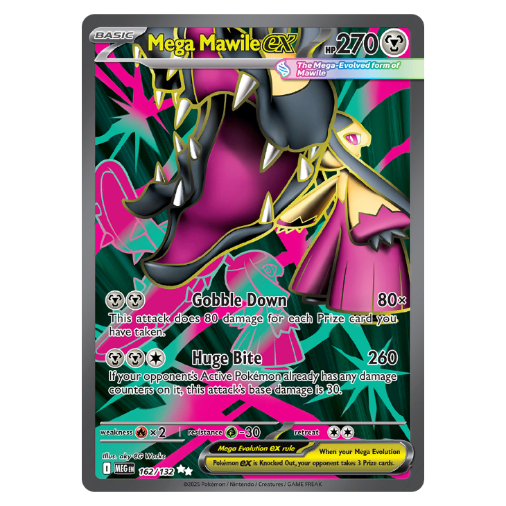 Mega Mawile ex - Mega Evolution - 162/132 - Full Art Ultra Rare