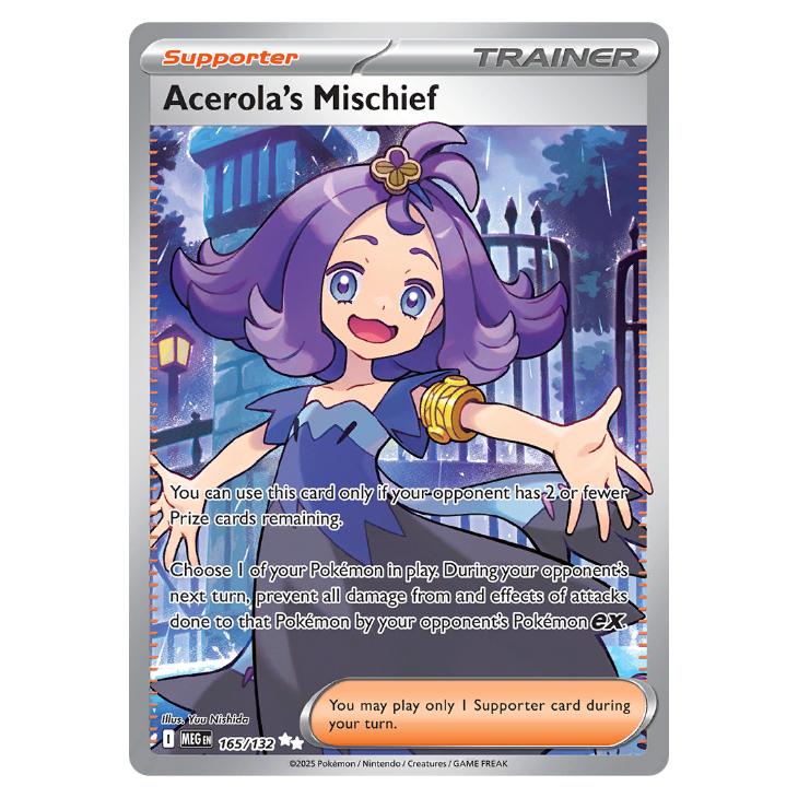 Acerola's Mischief - Mega Evolution - 165/132 - Full Art Ultra Rare