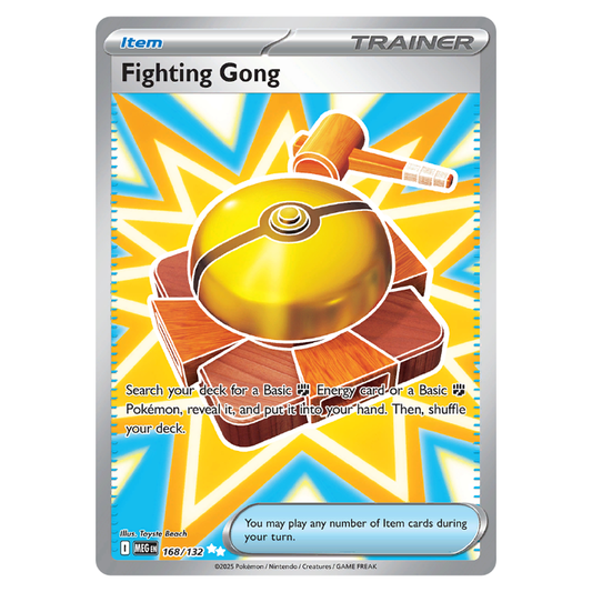 Fighting Gong - Mega Evolution - 168/132 - Full Art Ultra Rare