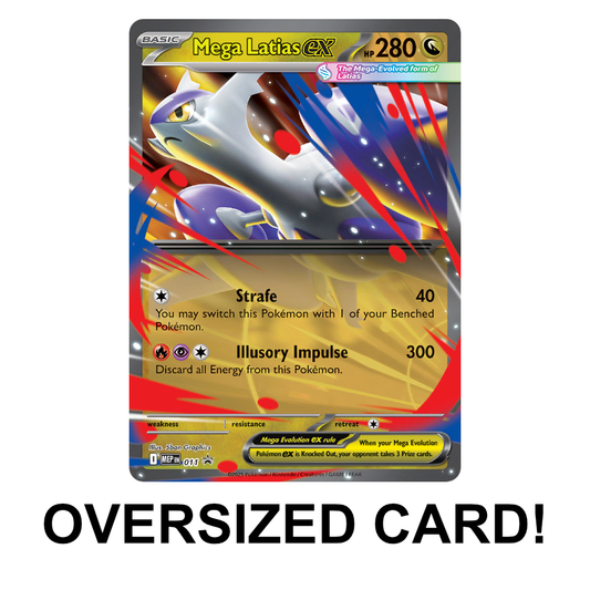 Mega Latias ex - MEP Promo - MEP011 - Holo Lenticular Oversized Card