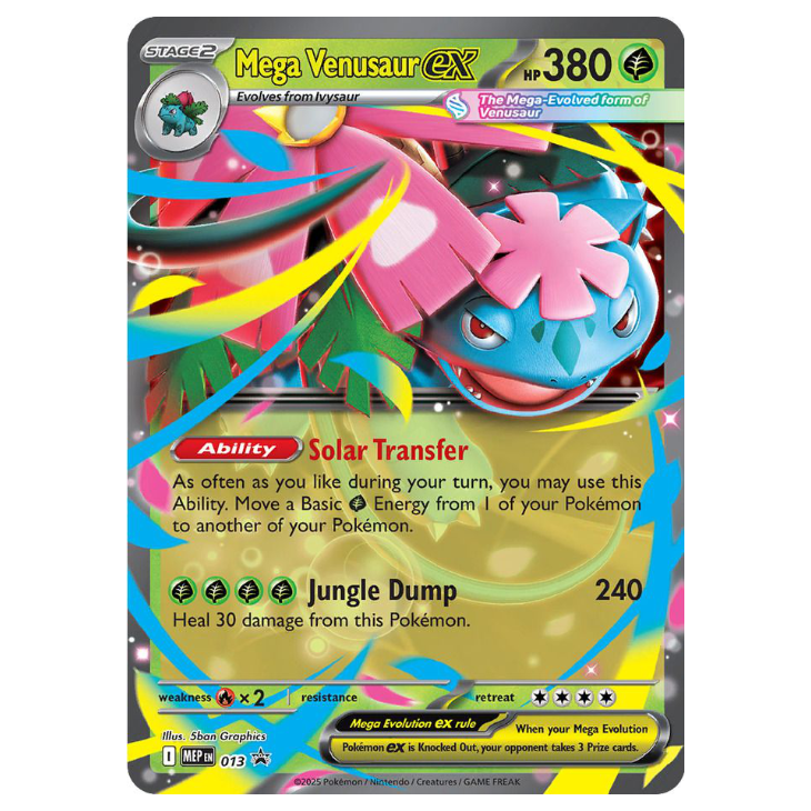 MEP013 - Mega Venusaur ex - MEP Promo