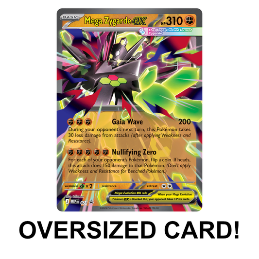 Mega Zygarde ex - MEP Promo - MEP071 - Holo Lenticular Oversized Card