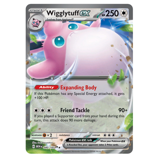 Wigglytuff ex - 151 - 040/165 - Double Rare