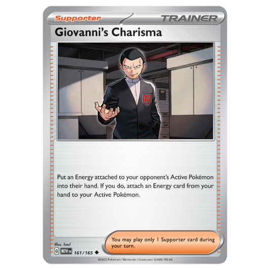 Giovanni's Charisma - 151 - 161/165 - Uncommon