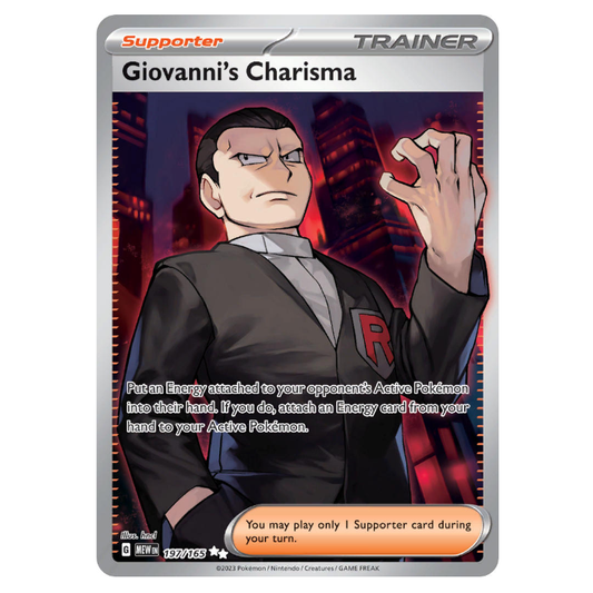 Giovanni's Charisma - 151 - 197/165 - Full Art Ultra Rare