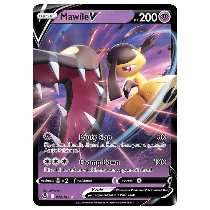 Mawile V - Silver Tempest - 070/195 - Holo Ultra Rare