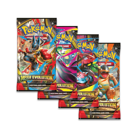 Mega Evolution 4x Booster Pack Art Set