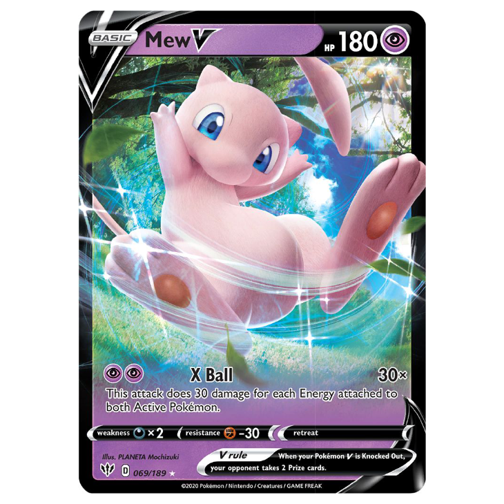 Mew V - Darkness Ablaze - 069/189 - Holo Ultra Rare