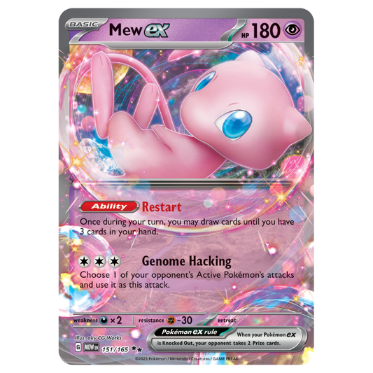 Mew ex - 151 - 151/165 - Ultra Rare Holo