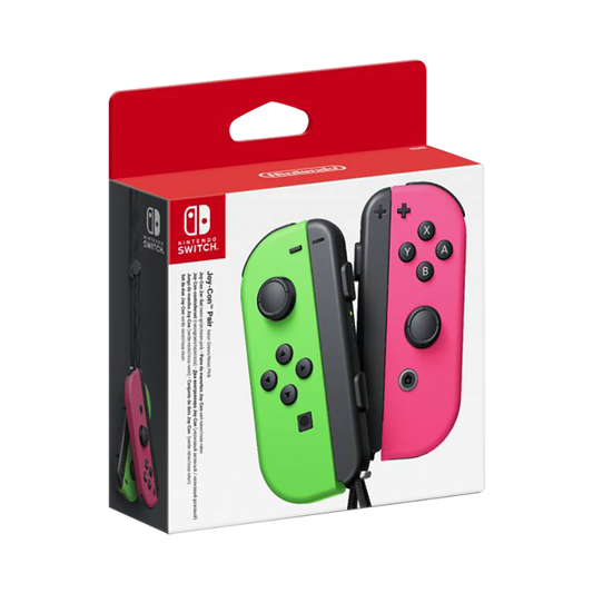 Nintendo Switch Joy-Con Neon Green and Neon Pink Pair