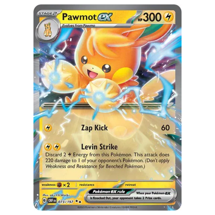 *SEALED* Pawmot ex - Obsidian Flames - 073/197