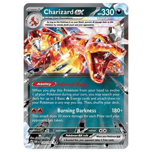 Charizard ex - Obsidian Flames - 125/197 - Double Rare