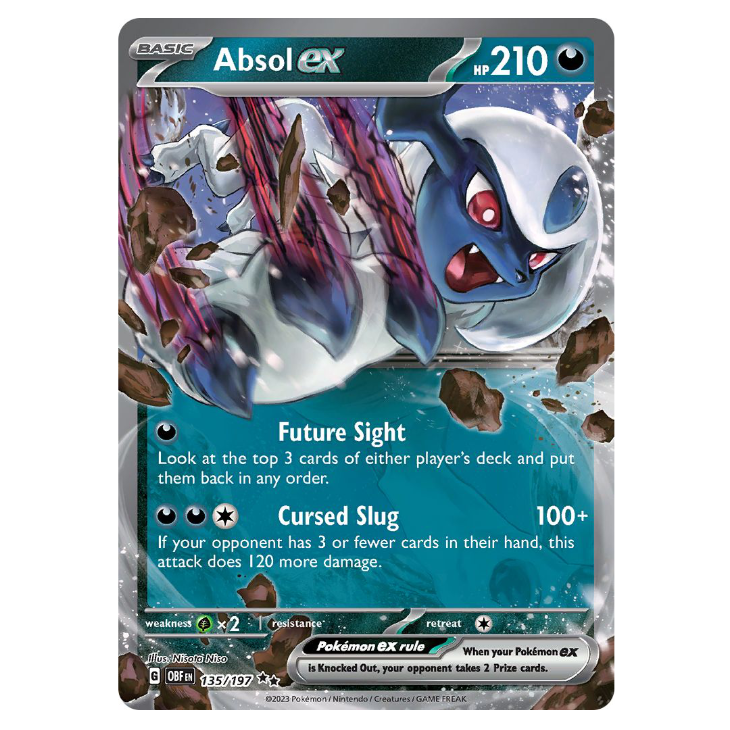 Absol ex - Obsidian Flames - 135/197 - Double Rare