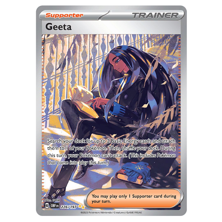 Geeta - Obsidian Flames - 226/197 - Special Illustration Rare