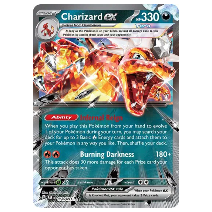 Charizard ex - Paldean Fates - 054/091 - Double Rare
