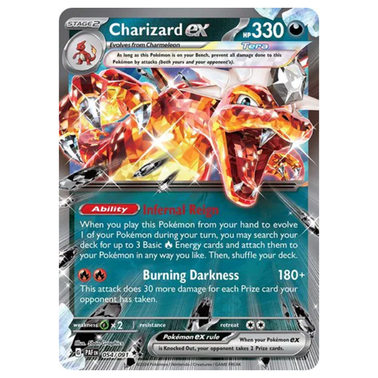 Charizard ex - Paldean Fates - 054/091 - Double Rare